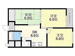 南千里コーポラス 5階