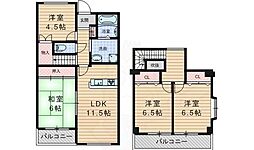 イーストヴィレッジ宮の前 4LDKの間取図画像