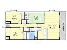 サンスーシ南千里 4階