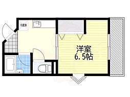 グリーンプラザ竹中 1DKの間取図画像