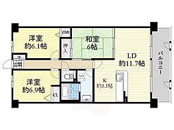 コート豊中桃山台 2階/-