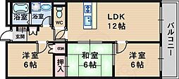 インペリアル南ヶ丘 2階/-