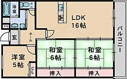 カルム千里山土井 3階/-