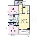 カーササリーレ2階13.3万円
