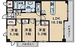 アンビエラ桃山台 3LDKの間取図画像