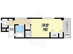 PALときわ ワンルームの間取図画像
