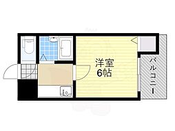 リアライズ服部 1Kの間取図画像