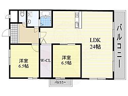 セントラルコート2 3LDKの間取図画像