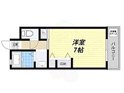 PALときわ ワンルームの間取図画像