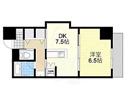 サンノーブルYAMAMOTO 1DKの間取図画像