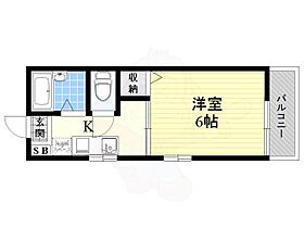 カーサ2 103 ｜ 大阪府高槻市奈佐原２丁目（賃貸アパート1K・1階・22.00㎡） その2