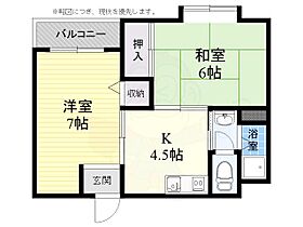 登町ハイツ  ｜ 大阪府高槻市登町（賃貸アパート2K・2階・45.00㎡） その2