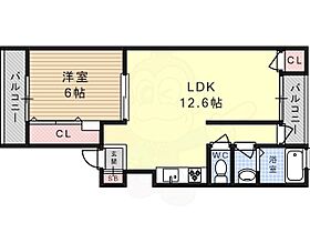 阿武野第2マンション 307 ｜ 大阪府高槻市塚原４丁目（賃貸マンション1LDK・3階・41.85㎡） その2