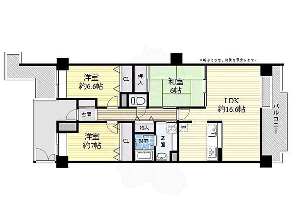 阪急ヒルズコート高槻アネックス ｜大阪府高槻市上土室１丁目(賃貸マンション3LDK・6階・81.62㎡)の写真 その2