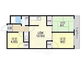 グレースホウワ  ｜ 大阪府高槻市如是町18番1号（賃貸マンション3LDK・1階・60.50㎡） その2