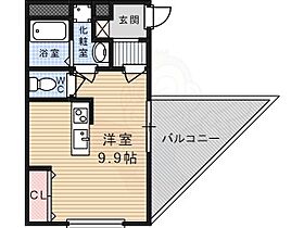 ラ・ポム  ｜ 大阪府茨木市総持寺駅前町（賃貸マンション1R・2階・26.00㎡） その2