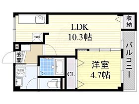 松原マンション  ｜ 大阪府高槻市松原町17番38号（賃貸マンション1LDK・3階・36.40㎡） その2