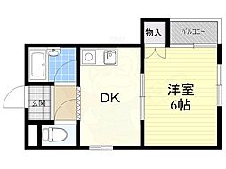 間取図画像 1DK