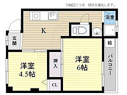 高槻第二コーポラス 2階