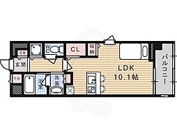 THEGARDENSUITE2 ワンルームの間取図画像