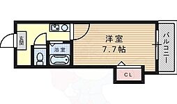 ラ・ビスタ暁 1Kの間取図画像