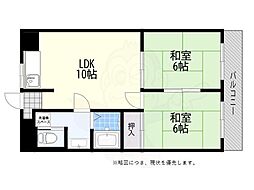 メゾンエトワール 2LDKの間取図画像