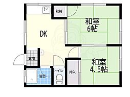 奥田コーポ 2階/-