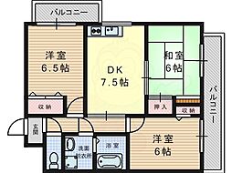 グランディ中谷 2階