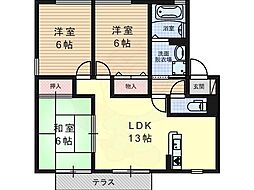 ガーデンビレッジB棟 2階/-