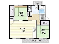 翠ヶ丘団地2号棟 2階