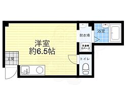 サニーズ西大路 ワンルームの間取図画像
