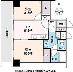 間取図画像 2DK