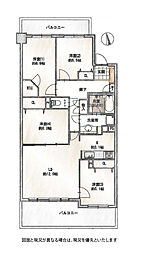 レクセルガーデン茅ヶ崎 4LDKの間取図画像