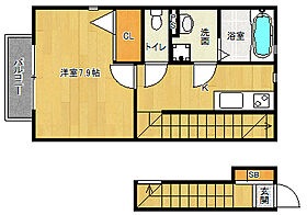 京都府京都市西京区山田弦馳町（賃貸アパート1K・2階・34.36㎡） その2