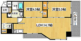 京都府京都市山科区東野舞台町（賃貸マンション2LDK・2階・56.42㎡） その2