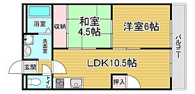 京都府京都市山科区御陵下御廟野町（賃貸マンション2LDK・2階・38.00㎡） その2