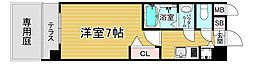 プレサンス京都天使突抜奏 1Kの間取図画像