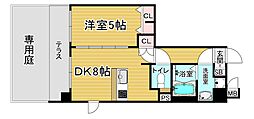 プレサンス京都天使突抜奏 1LDKの間取図画像