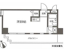 サニーウィステリア 401 ｜ 神奈川県横浜市都筑区仲町台1丁目（賃貸マンション1R・4階・20.25㎡） その2