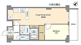 アソシエール大倉山 312 ｜ 神奈川県横浜市港北区大豆戸町（賃貸マンション1LDK・3階・55.81㎡） その2