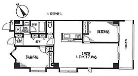 常智ビル 301 ｜ 神奈川県横浜市都筑区牛久保西1丁目（賃貸マンション2LDK・3階・63.72㎡） その2