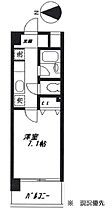 神明館ニュー酒川 504 ｜ 神奈川県横浜市港北区新羽町1172番地1（賃貸マンション1K・5階・24.10㎡） その2