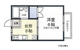 あかねハイツ 201 ｜ 神奈川県横浜市港北区菊名3丁目（賃貸アパート1K・2階・20.46㎡） その2