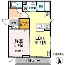 D Paina 小机町 305 ｜ 神奈川県横浜市港北区小机町（賃貸アパート1LDK・3階・40.32㎡） その2