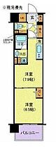 LA.PRYLE新横浜 827 ｜ 神奈川県横浜市港北区新横浜3丁目（賃貸マンション1DK・8階・34.99㎡） その2