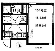 モンステラ大曽根 104 ｜ 神奈川県横浜市港北区大曽根1丁目（賃貸アパート1K・1階・15.52㎡） その2