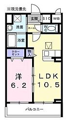 間取図画像 1LDK