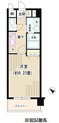 RESIAS新横浜 1Kの間取図画像