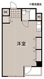 ライオンズプラザ新横浜 ワンルームの間取図画像