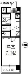 神明館ニュー酒川 1Kの間取図画像
